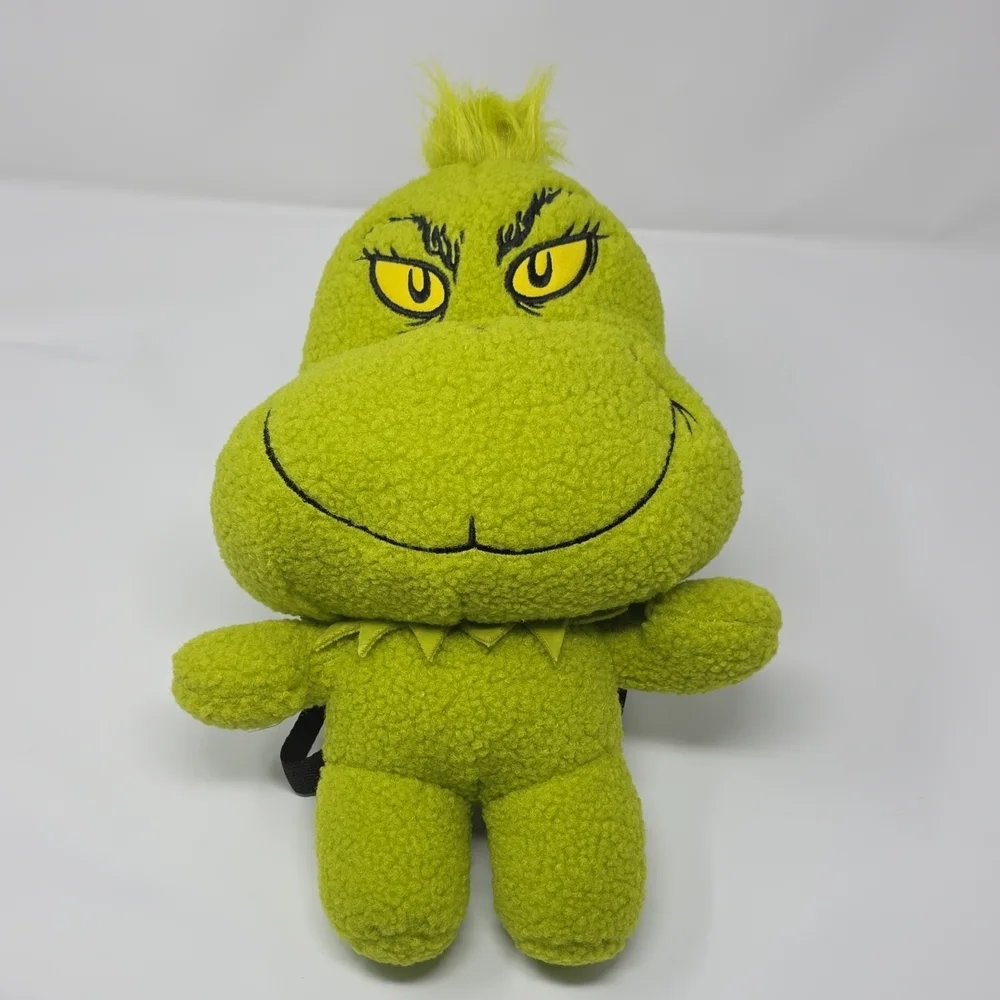 Dr. Seuss Green Grinch Kids Backpack NWT